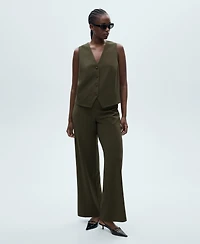 Mango Women's Buttoned Suit Waistcoat