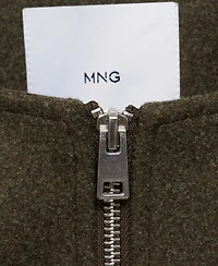 Mango Women's Gathered Bomber Jacket