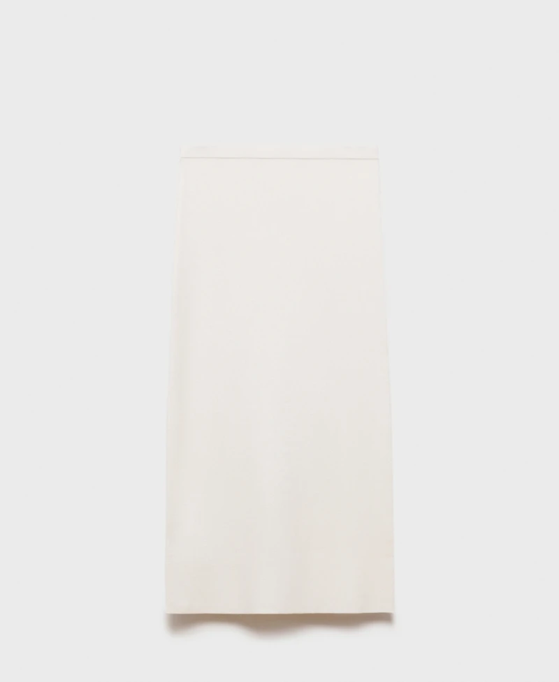 Mango Women's Fine Knit Midi Skirt
