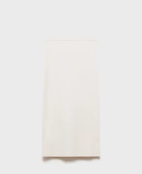 Mango Women's Fine Knit Midi Skirt