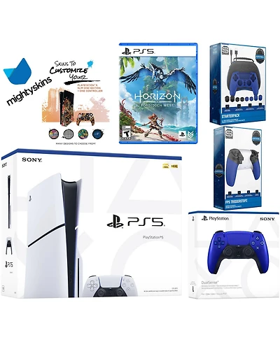 Sony Playstation 5 Slim Disc Bundle with Horizon Forbidden West, Extra