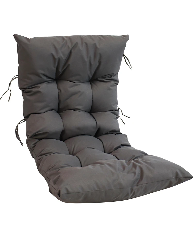 Outdoor Egg Chair Polyester Replacement Cushion - Gray