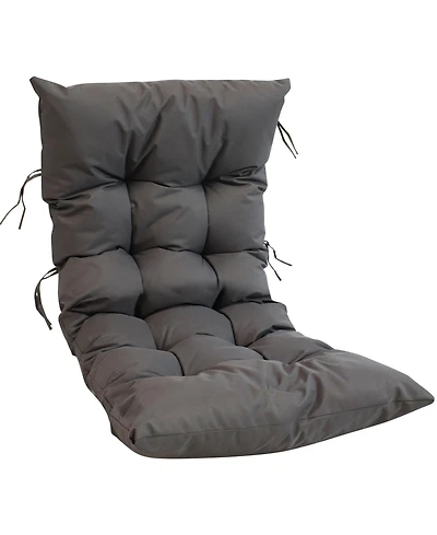 Outdoor Egg Chair Polyester Replacement Cushion - Gray