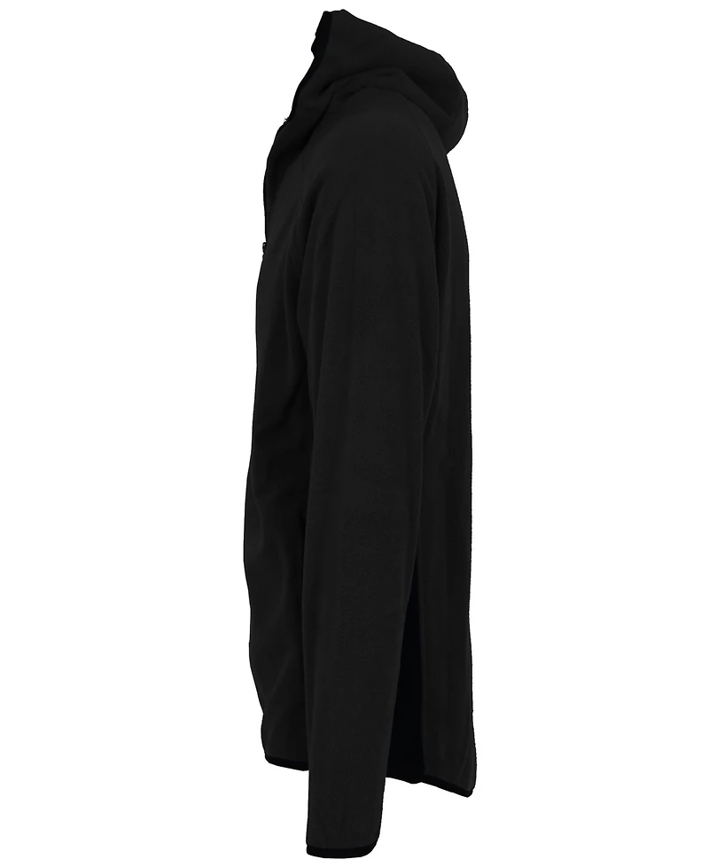 Galaxy By Harvic Men's Polar Fleece Tech Zip Hoodie