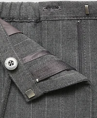 Mango Women's Chalk-Stripe Straight Trousers