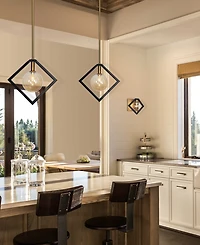 Dainolite 11.50" Metal Glasgow Pendant
