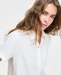 Levi's Women's Darlene Short-Sleeve Utility Shirt