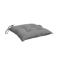 Chair Cushions 6 pcs Gray 19.7"x19.7"x2.8" Oxford Fabric
