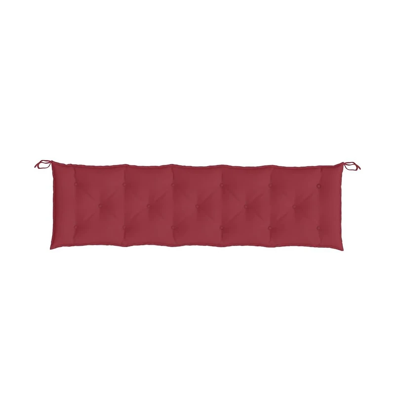 Garden Bench Cushions 2 pcs Wine Red 70.9"x19.7"x2.8" Oxford Fabric