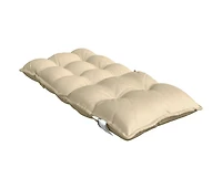 vidaXL Lowback Chair Cushions 6 pcs Beige Oxford Fabric