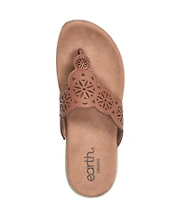 Earth Women's Sadie T-Strap Flat Sandals