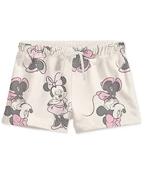 Disney Baby Girls Minnie Mouse Hoodie, T-Shirt & Shorts, 3 Piece Set