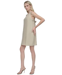 Dkny Women's Bow-Back Sleeveless A-Line Dress
