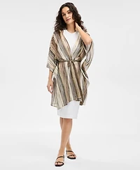 I.n.c. International Concepts Striped Zig Zag Cover-Up, Exclusively at Macy's