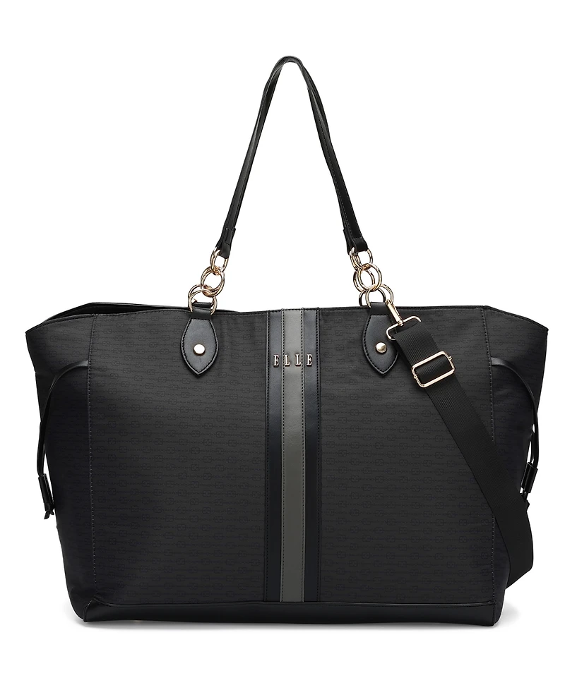 Elle Eleganza 32 Liters Monogram Weekender Tote Bag