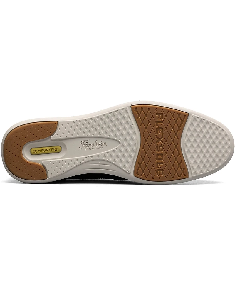 Florsheim Men's Launch Knit Elastic Lace Slip On Sneaker