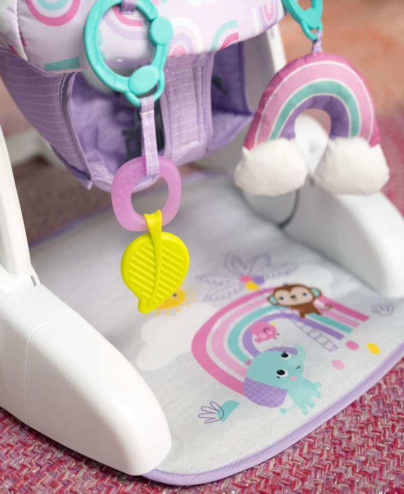 Bright Starts Baby Purple Paradise Learn-to-Sit 2-Position Floor Seat