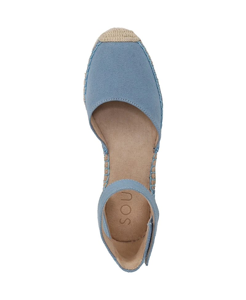 Soul Naturalizer Women's Wren Ankle-Strap Wedge Espadrilles