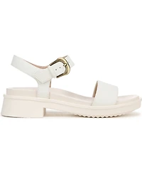 Soul Naturalizer Women's Emma Block Heel Footbed Flat Sandals