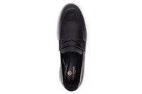 Marc Joseph New York Men's Douglas Street Hands-Free Slip On Technology Lightweight Leather Penny Loafers