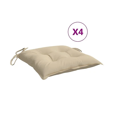 Pallet Cushions pcs Beige 19.7"x19.7"x2.8" Oxford Fabric