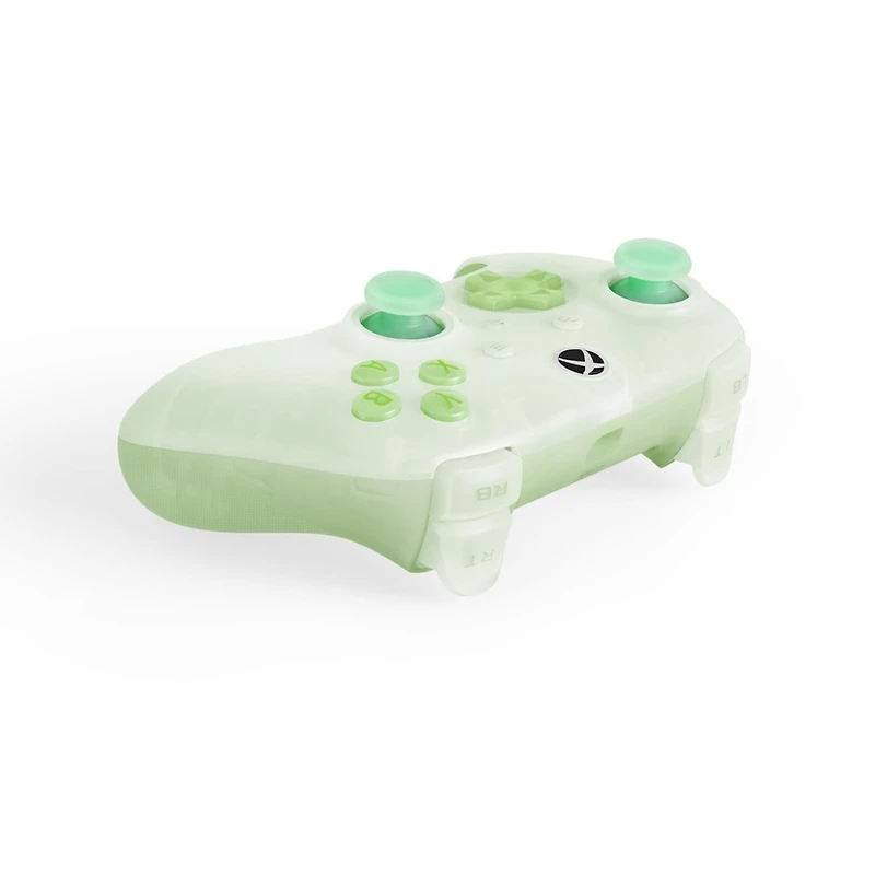 8Bitdo Ultimate Mini Wired Controller with Rgb Ring, Hall Effect Joysticks and Triggers for Xbox, Windows - Translucent