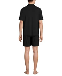 Lands' End Men's Short Sleeve Cooling Knit Pajama Set
