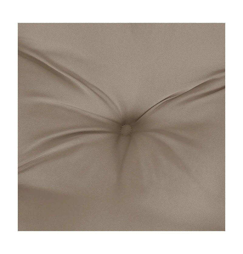 Pallet Cushions pcs Taupe 19.7"x19.7"x2.8" Oxford Fabric