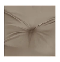 Pallet Cushions pcs Taupe 19.7"x19.7"x2.8" Oxford Fabric