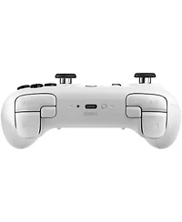 8BitDo Ultimate 2 Bluetooth Controller, Hall Effect Triggers with Charging Dock - White