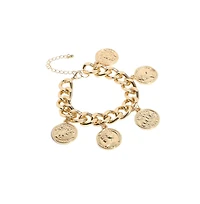 Coin Charm Bracelet