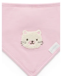 Purebaby Baby Girls Bodysuit, Leggings and Bib 3 Piece Gift Set