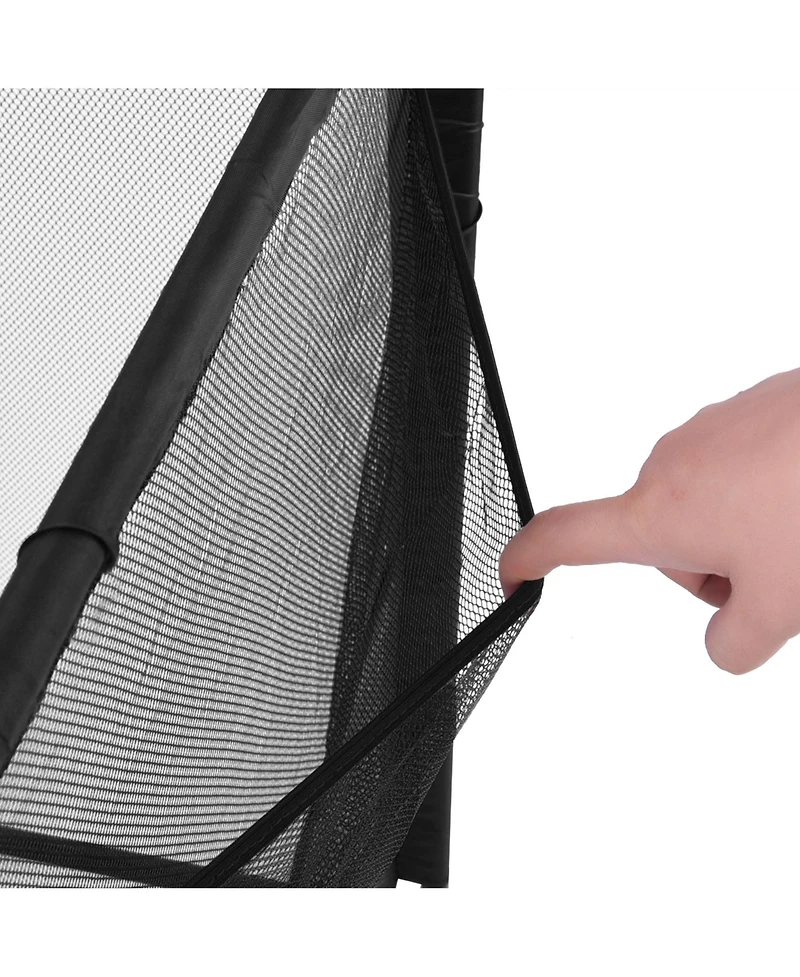 Yescom Mesh Cover Replacement for Mesh Pool Storage Bin Rolling Cart