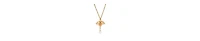 2028 Crystal Ab Bee Pendant Necklace