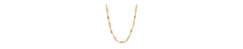 2028 Crystal Station Chain Necklace