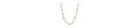 2028 Crystal Station Chain Necklace