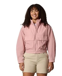 Columbia Womens Paracutie Cropped Cargo Windbreaker Jacket Xs 3x