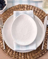 Tableau Egg Relief Plate, Set of 4