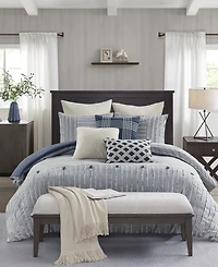 Madison Park Signature Essence Clipped Jacquard 10-Pc. Comforter Set, King