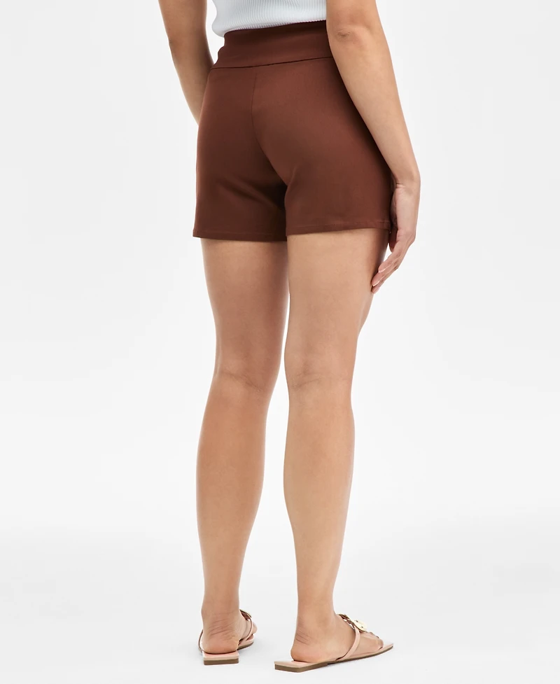 I.n.c. International Concepts Women's Mid Rise Pull-On Shorts, Exclusively at Macy's
