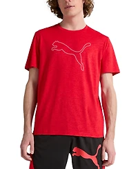 Puma Men's Performance Cat Logo Graphic Training T-Shirt