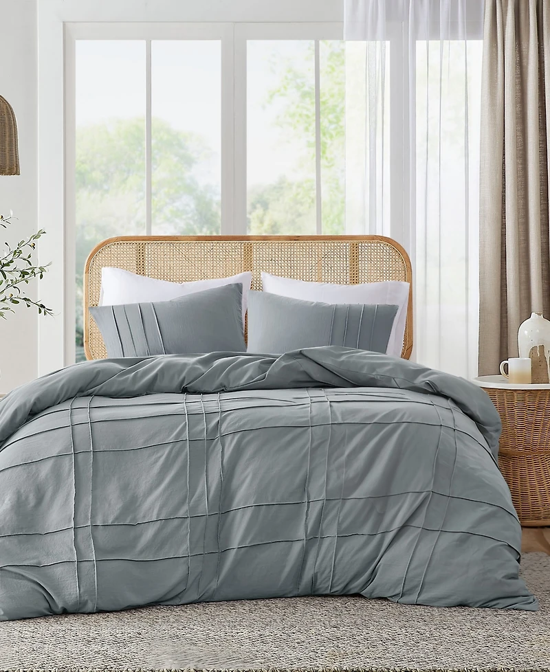 510 Design Porter Pleated 3-Pc. Duvet Cover Set