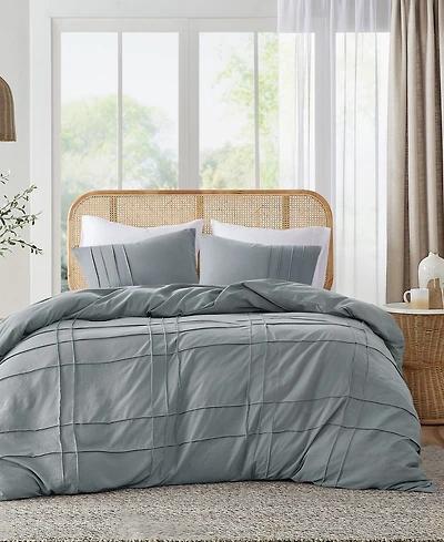 510 Design Porter Pleated 3-Pc. Duvet Cover Set