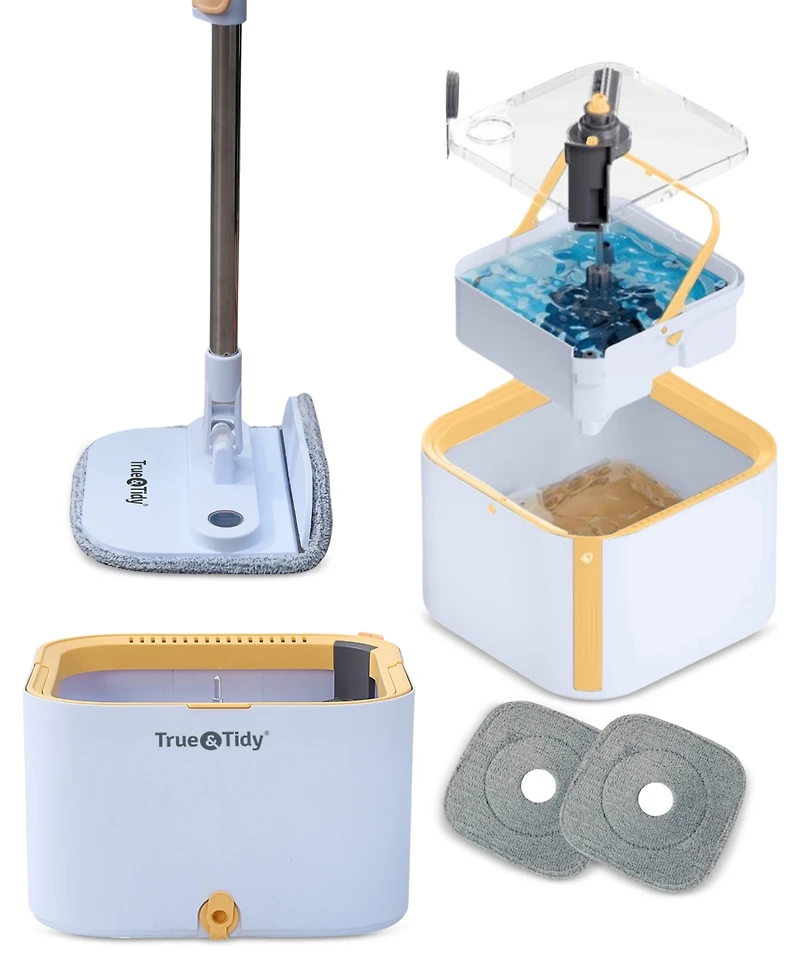 True & Tidy True Clean Duo Bucket Spin Mop System
