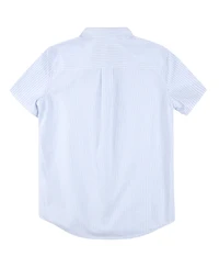 B By Brooks Brothers Big Boys Woven Short Sleeve Oxford Shirt