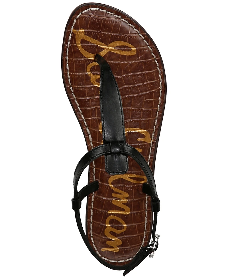 Sam Edelman Women's Gigi T-Strap Flat Sandals