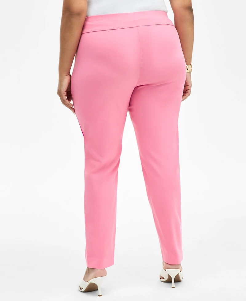 I.n.c. International Concepts Plus Size Bengaline Skinny Pants, Created for Macy's