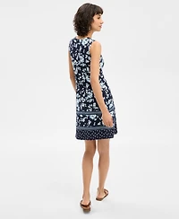 Style & Co Petite Printed Sleeveless Flip Flop Dress, Exclusively at Macy's