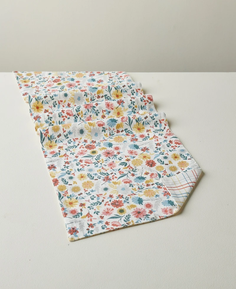 Tableau Cottage Garden Table Runner, 72" x 14"