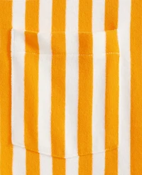 Mode of One Men's Johnny Collar Striped Terry Shirt, Exclusively at Macy's